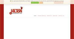 Desktop Screenshot of hiltonengineering.com