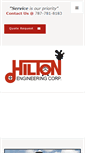 Mobile Screenshot of hiltonengineering.com